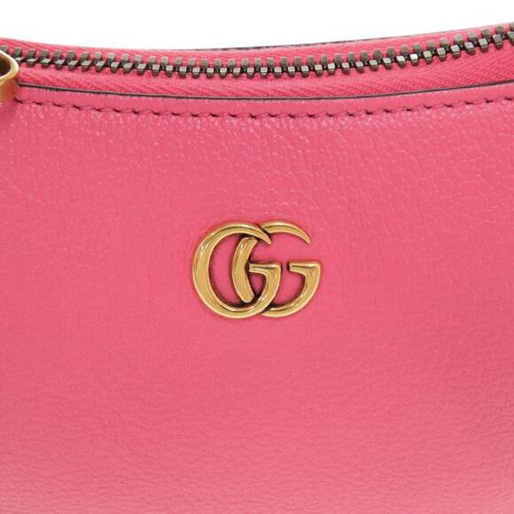 GUCCI Authentic Pink Leather Shoulder Bag - Picture 8 of 10